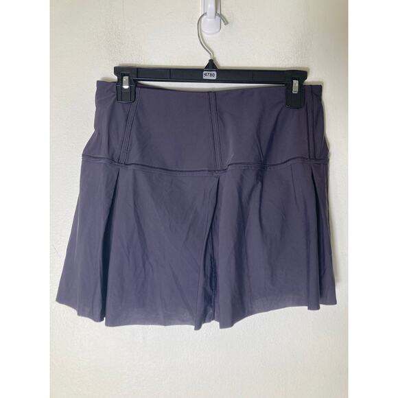 Lululemon Dark Purple Athletic Tennis Skirt Sz 6 - Picture 2 of 2